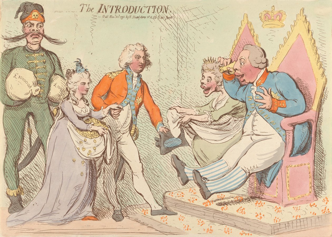 Úvod od James Gillray