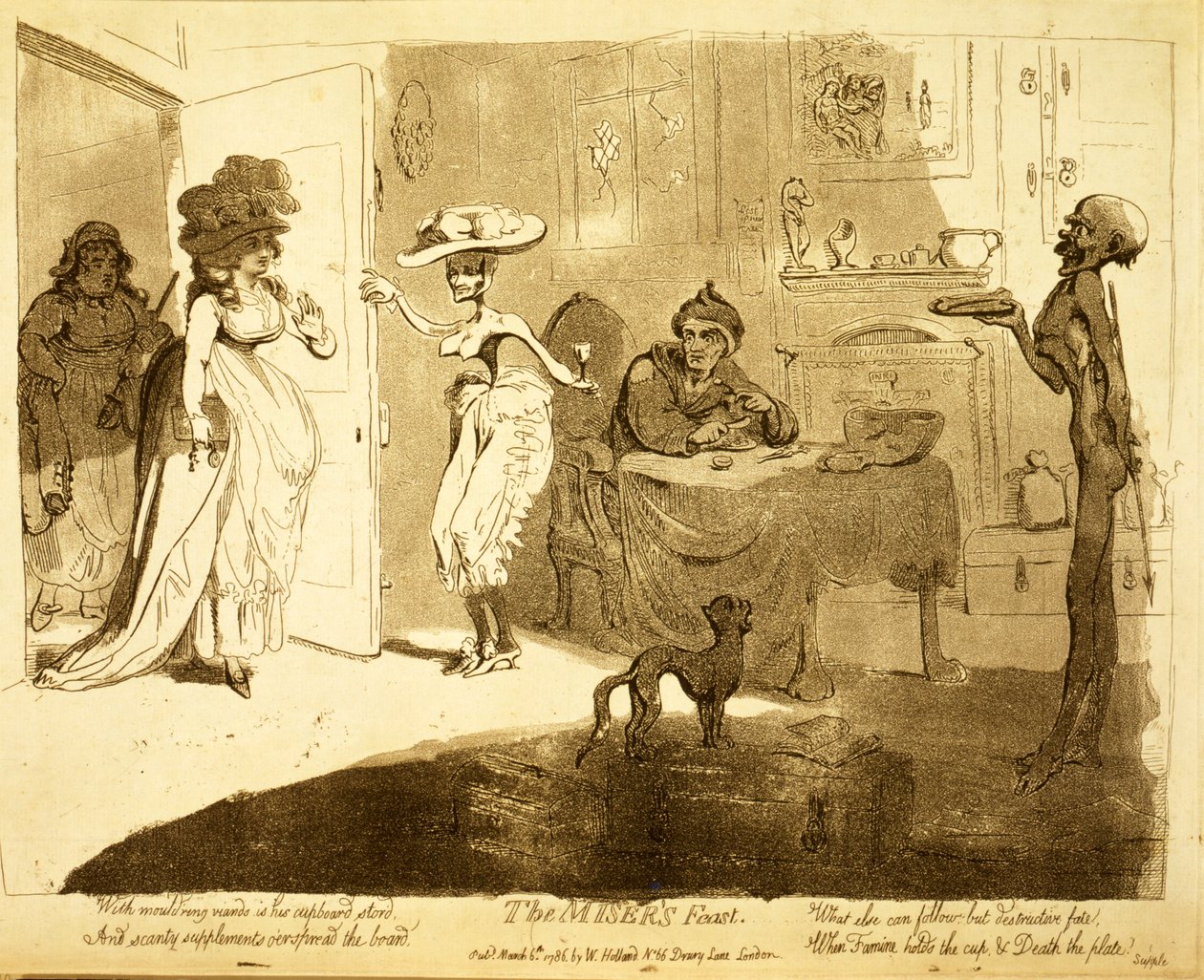 Lakomý svátek od James Gillray