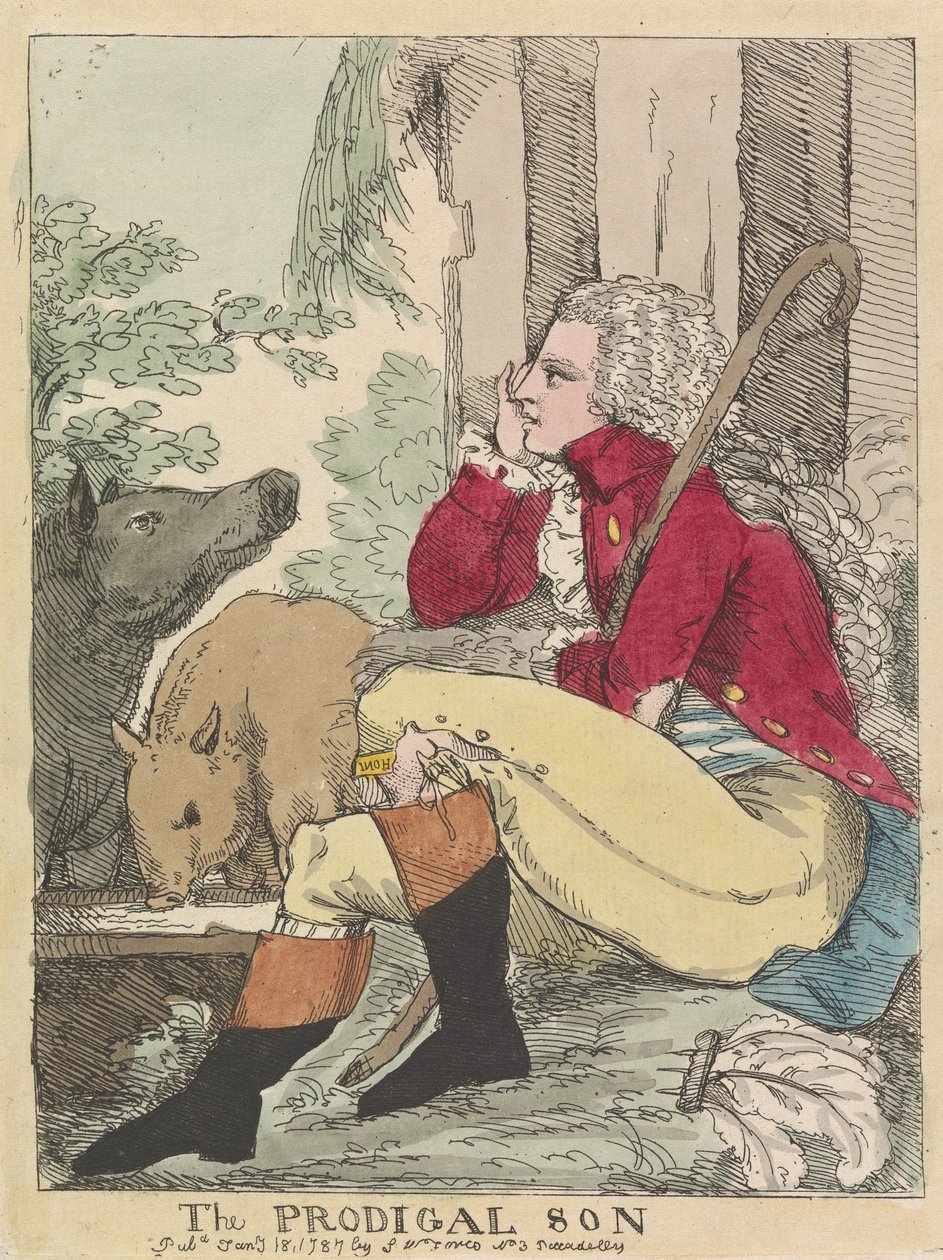 Ztracený syn od James Gillray