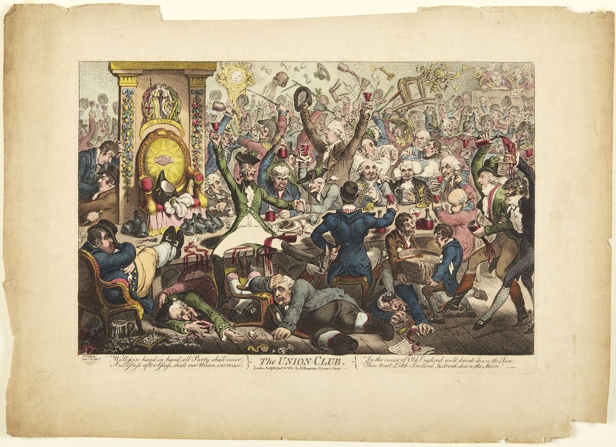 Union Club od James Gillray