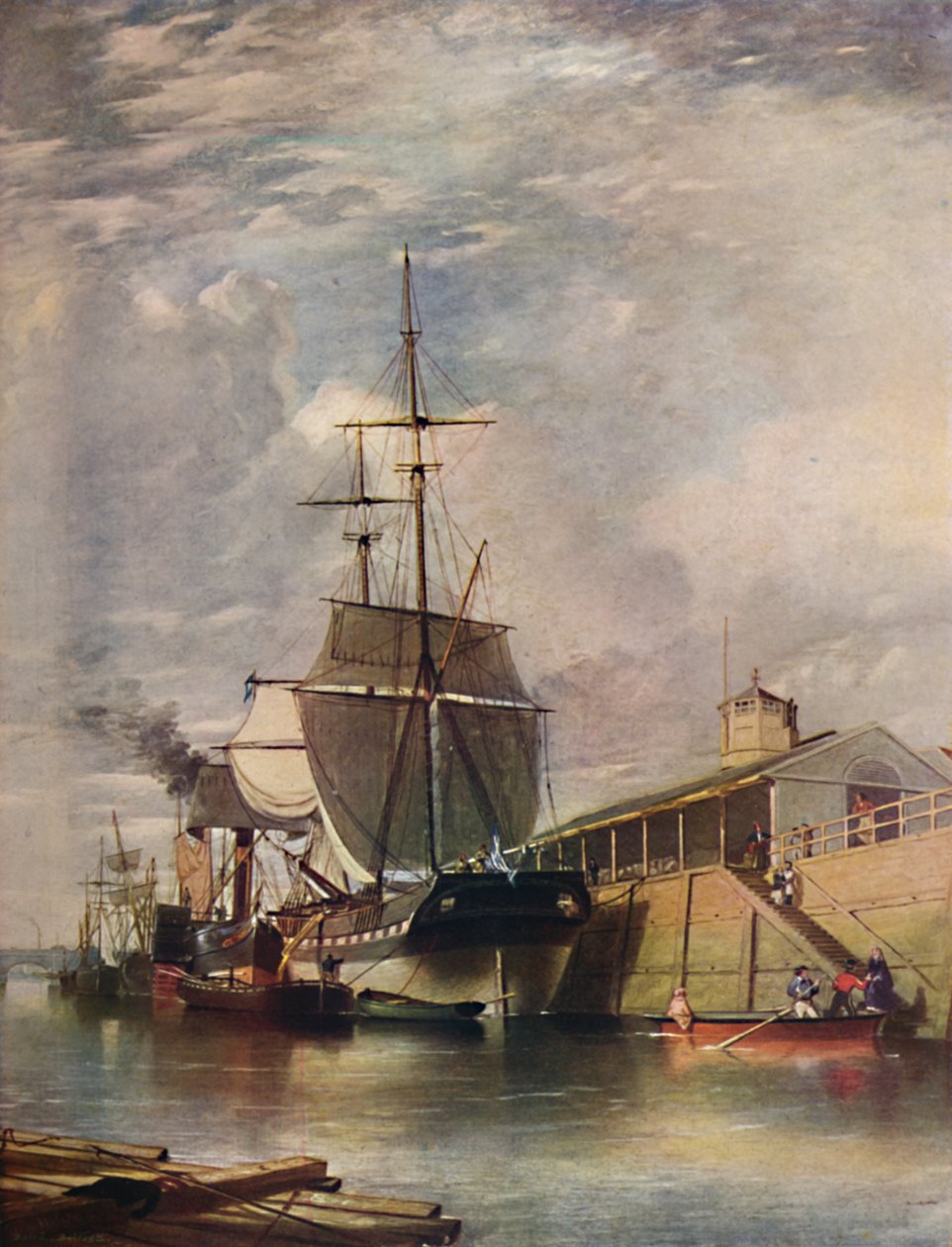 Belfastský přístav – Ferry Steps, 1851, 1909. od James Glen Wilson