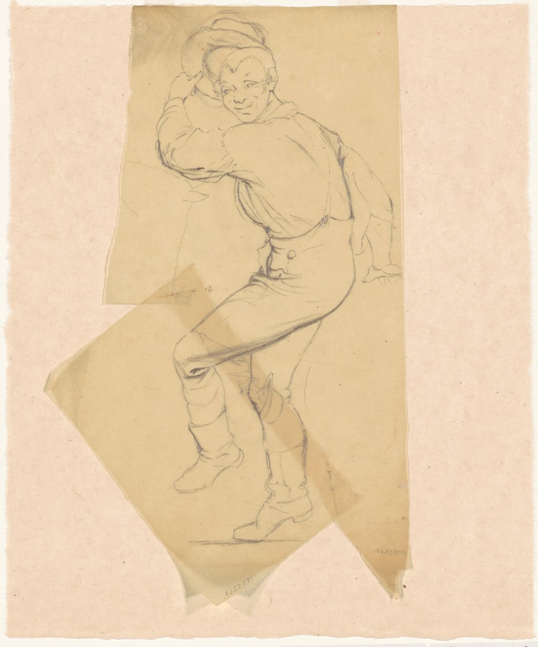 Studie pro „Tanec na kamenné lodi“ a „V kukuřičném poli“ od James Goodwyn Clonney
