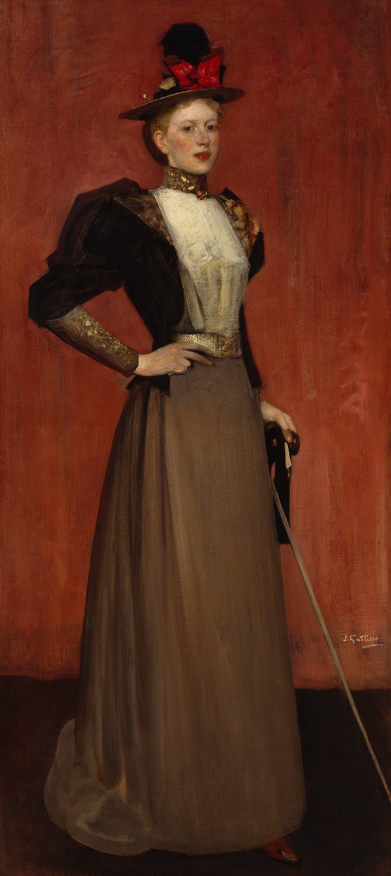 Maggie Hamilton (paní A.N. Paterson) (olej na plátně) od James Guthrie