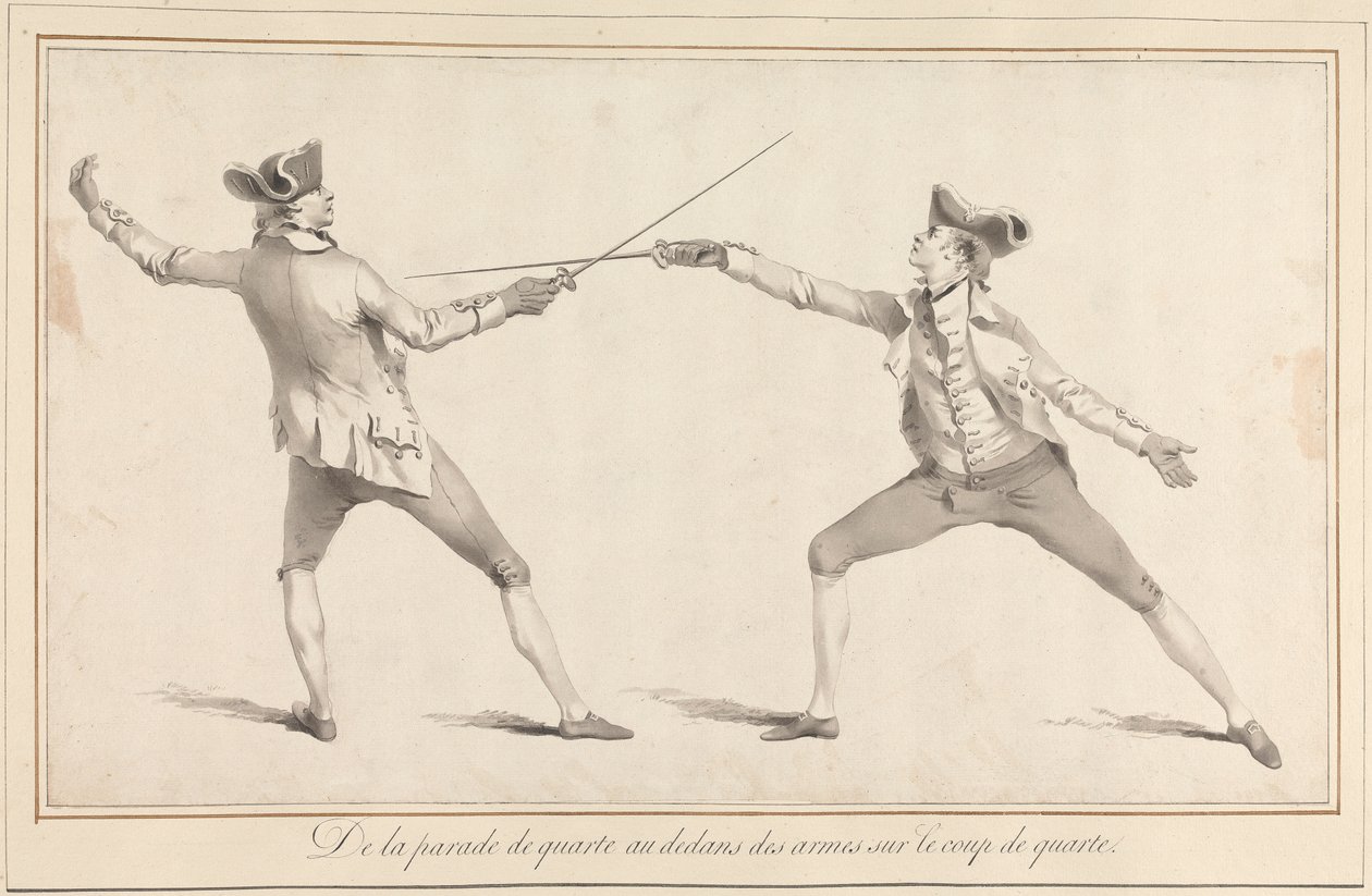 Z Parry of Quarte Inside the Arms na Coup de Quarte od James Gwin