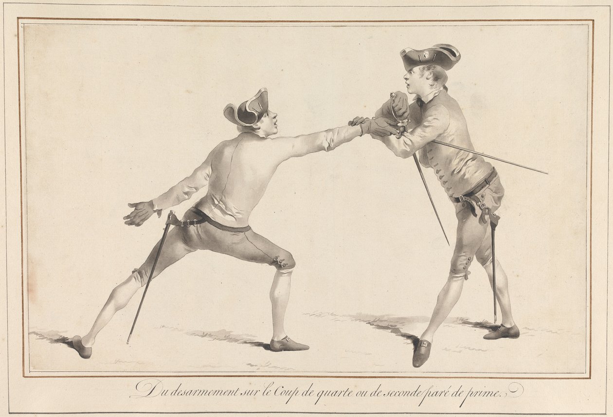 Odzbrojení na Quarte nebo Second Parried Prime od James Gwin