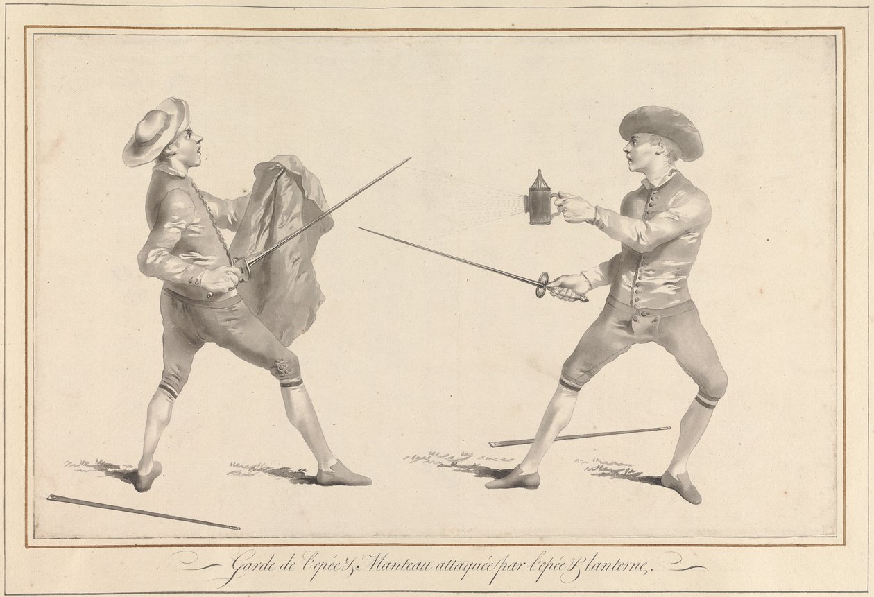 Sword & Cloak Guard Attacked by Sword & Lantern od James Gwin