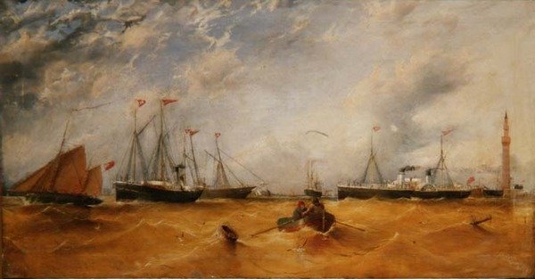 Přeprava na sever od přístavu Grimsby od James H. Wheldon