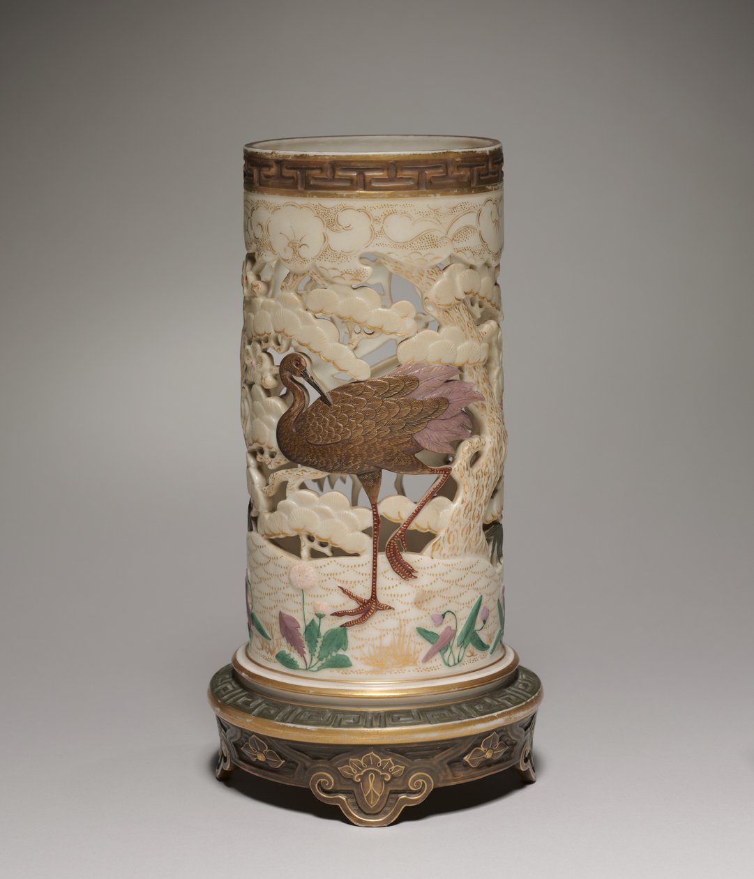 Váza, výrobce Worcester Porcelain Factory, 1873 od James Hadley