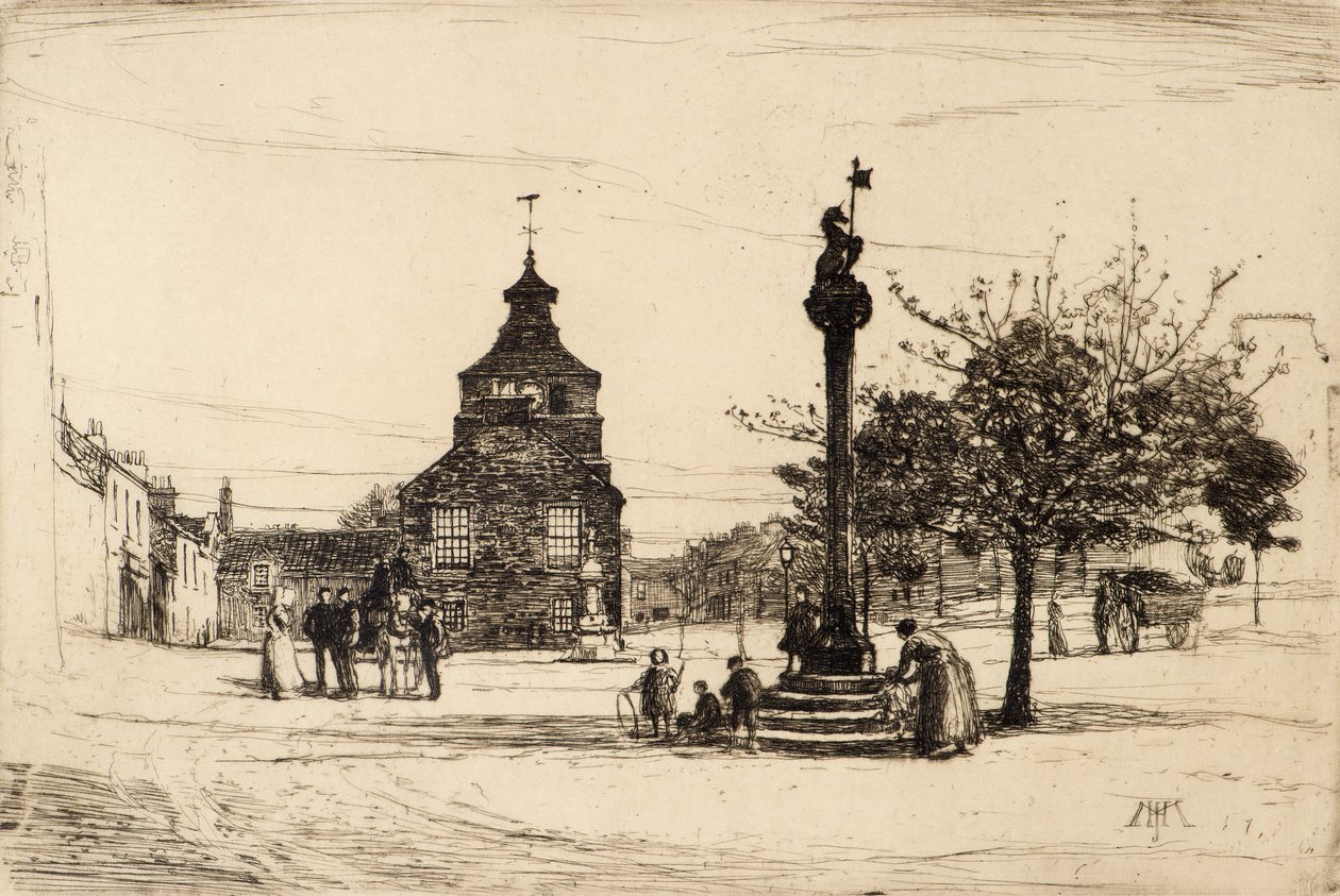 Market Cross, Crail (lept) od James Hamilton Mackenzie