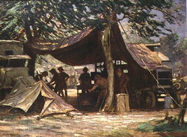 Opravárenská dílna motorové dopravy, Jižní Afrika od James Hamilton Mackenzie