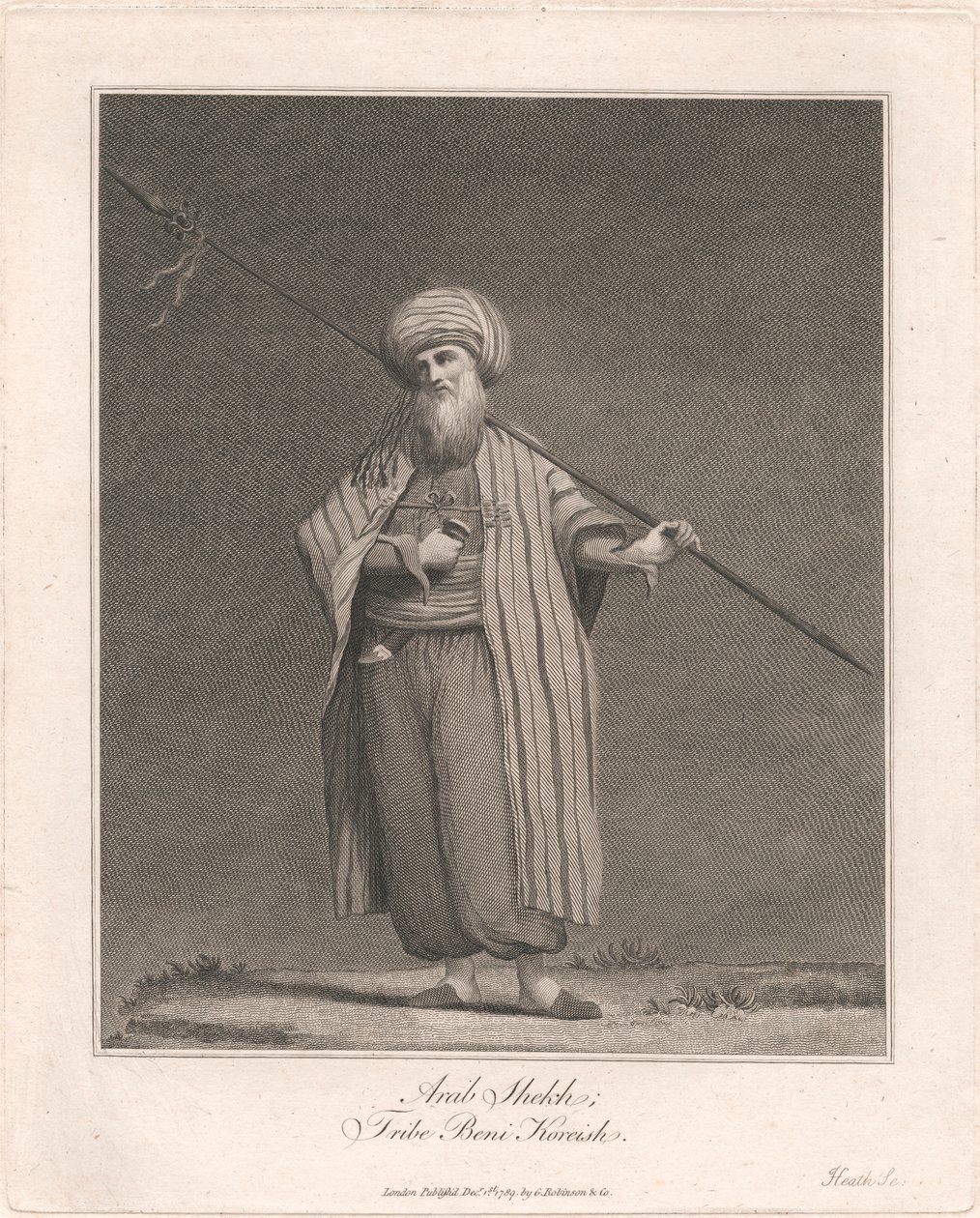 Arab Shekh, kmen Beni Koreish od James Heath