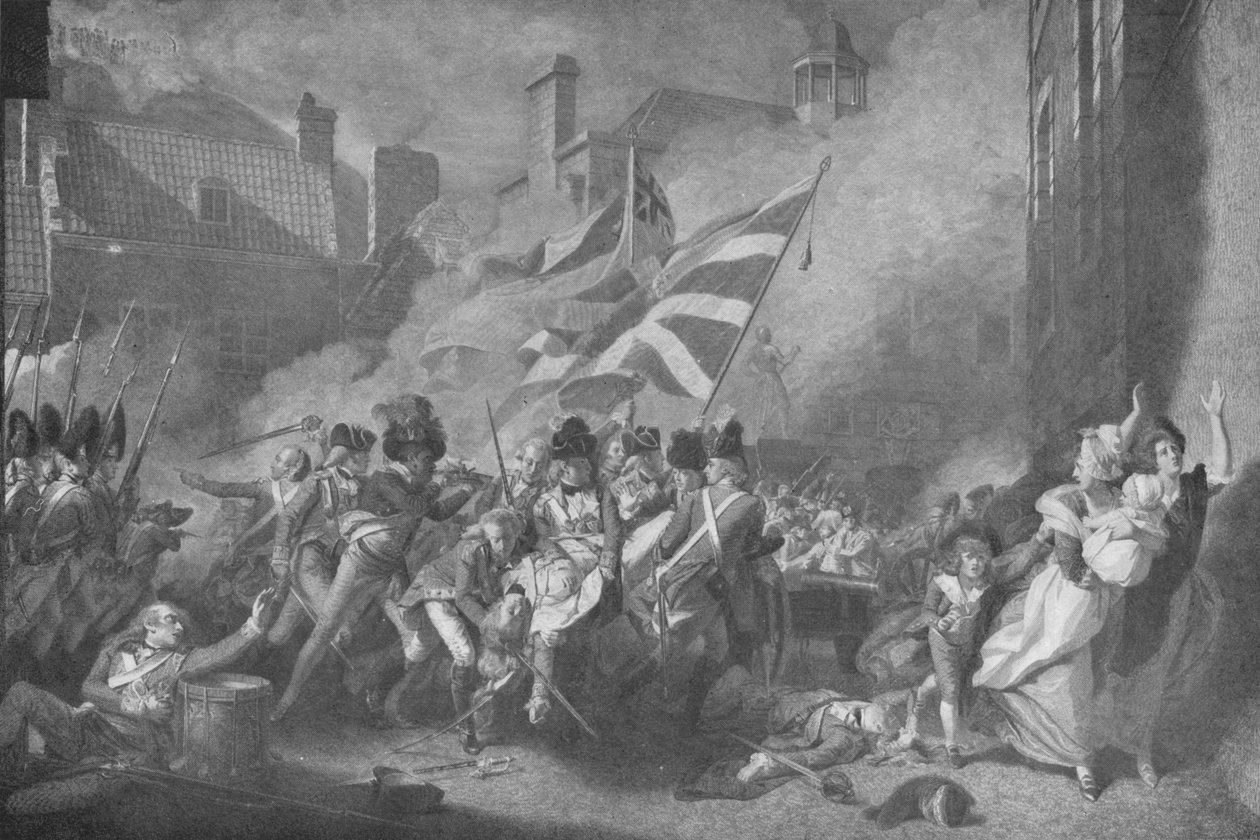 Smrt majora Piersona, 1796 1909. od James Heath