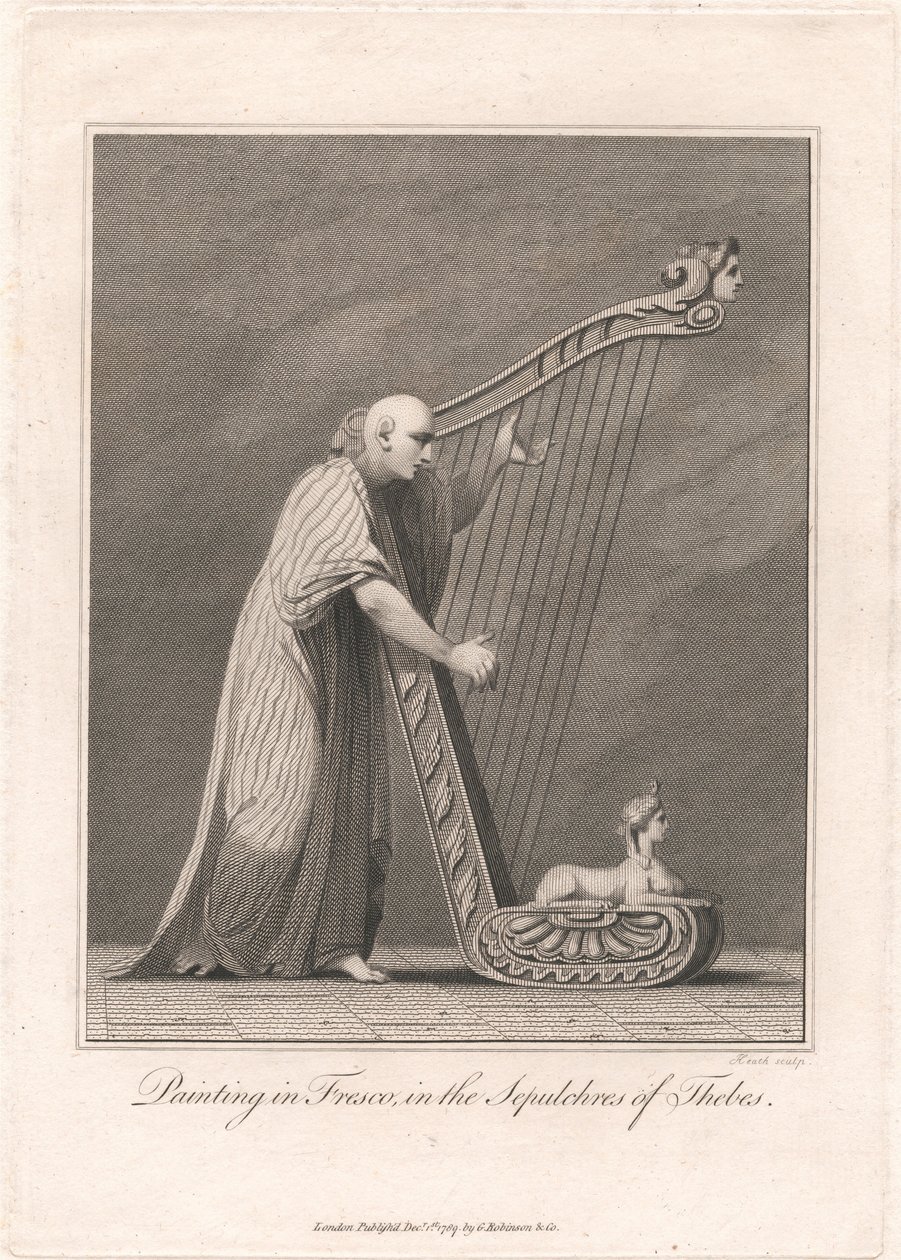 Malba v thébských hrobkách od James Heath