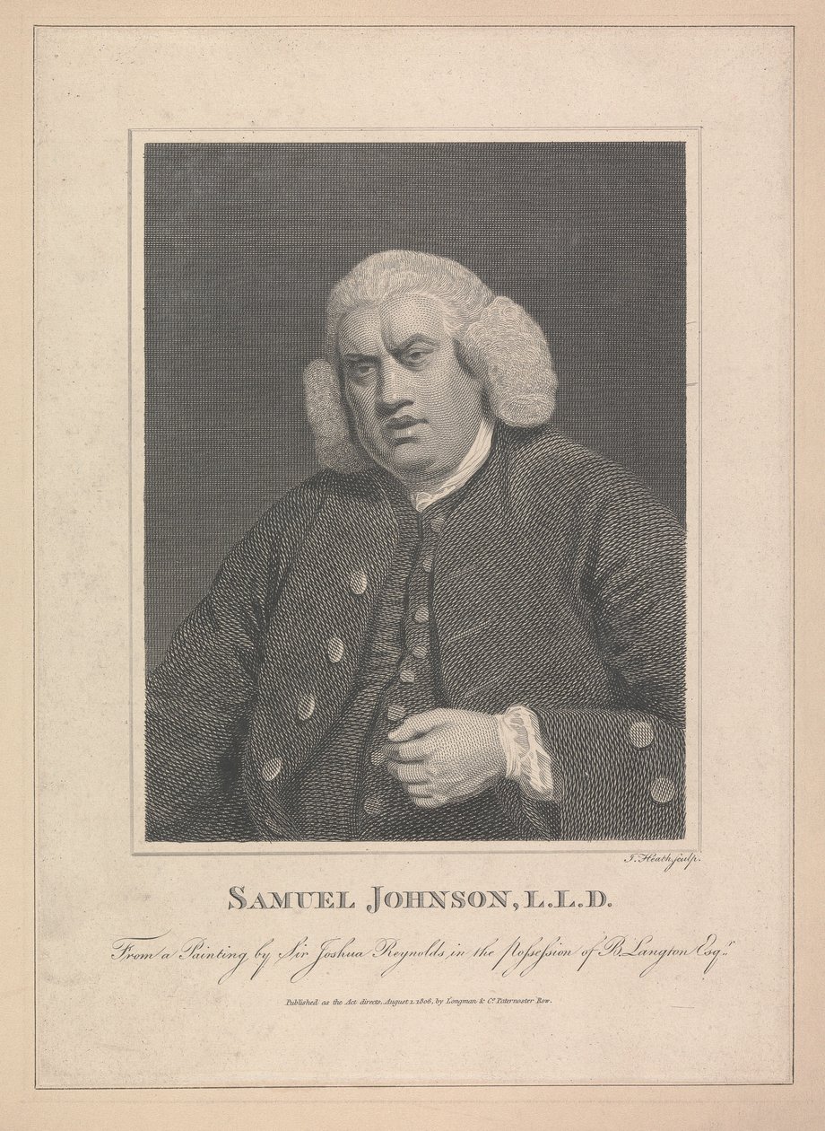 Samuel Johnson od James Heath