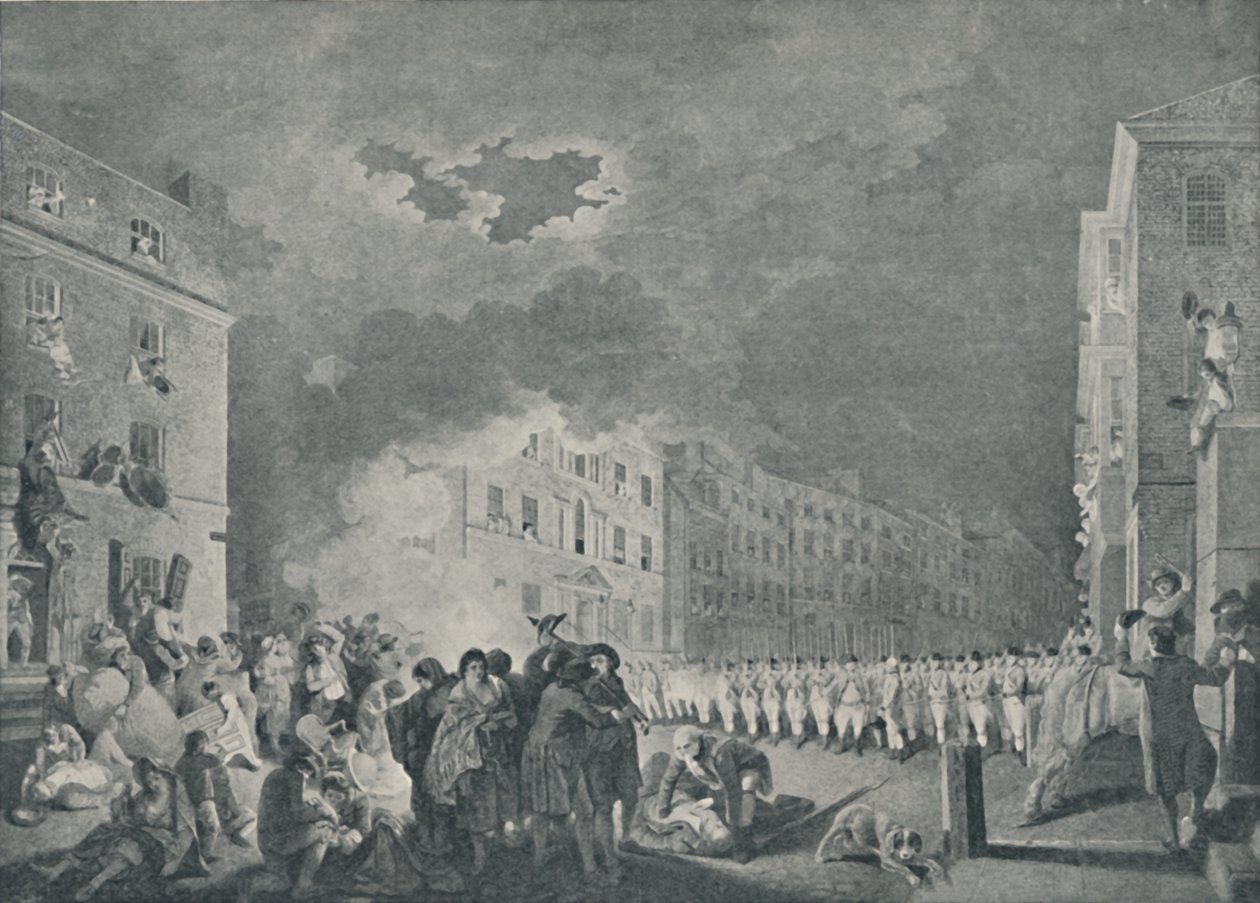 Nepokoje v Broad Street, 7. června 1780, 1920 od James Heath