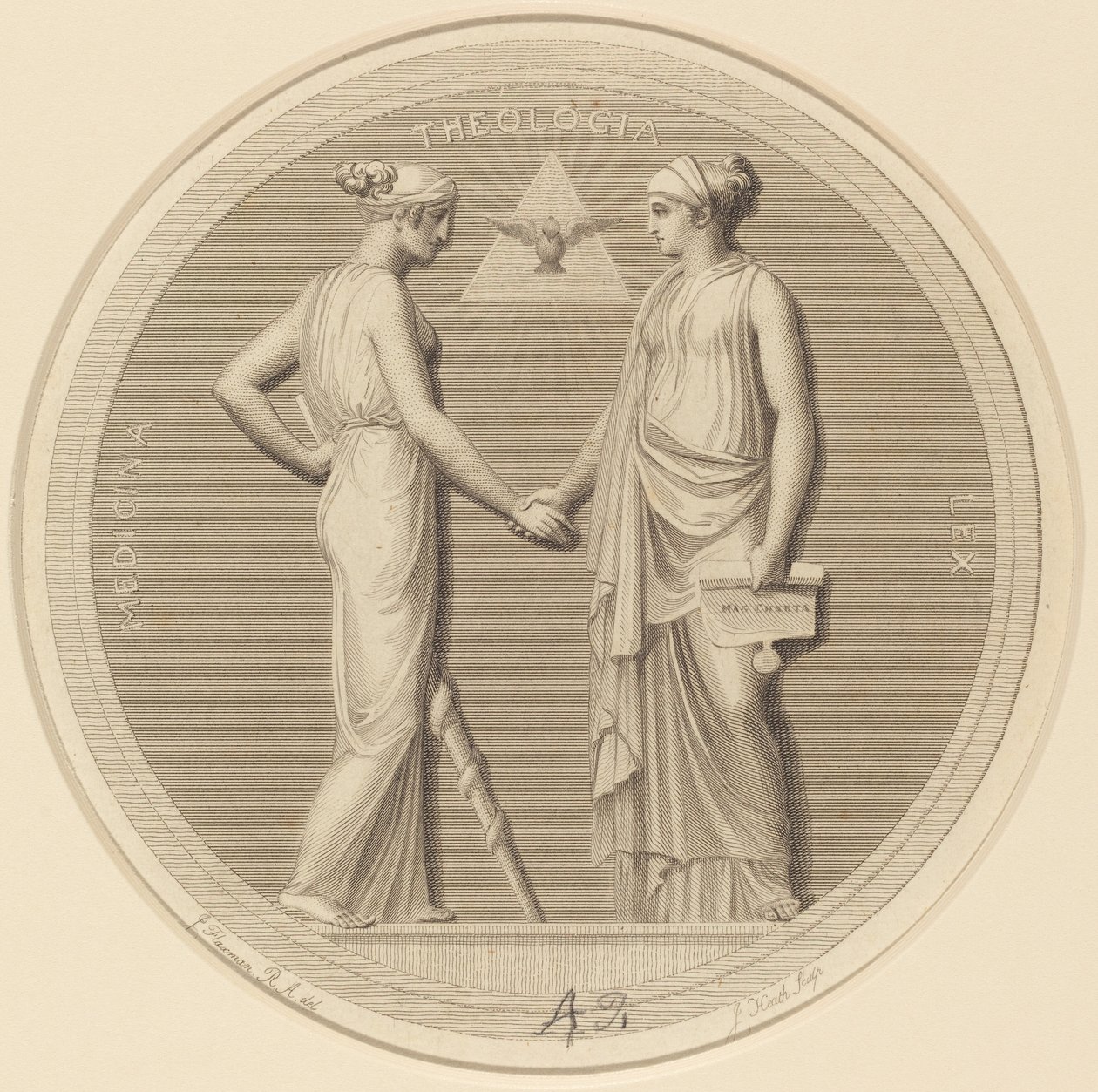 Medicína - Teologie - Právo od James Heath after John Flaxman