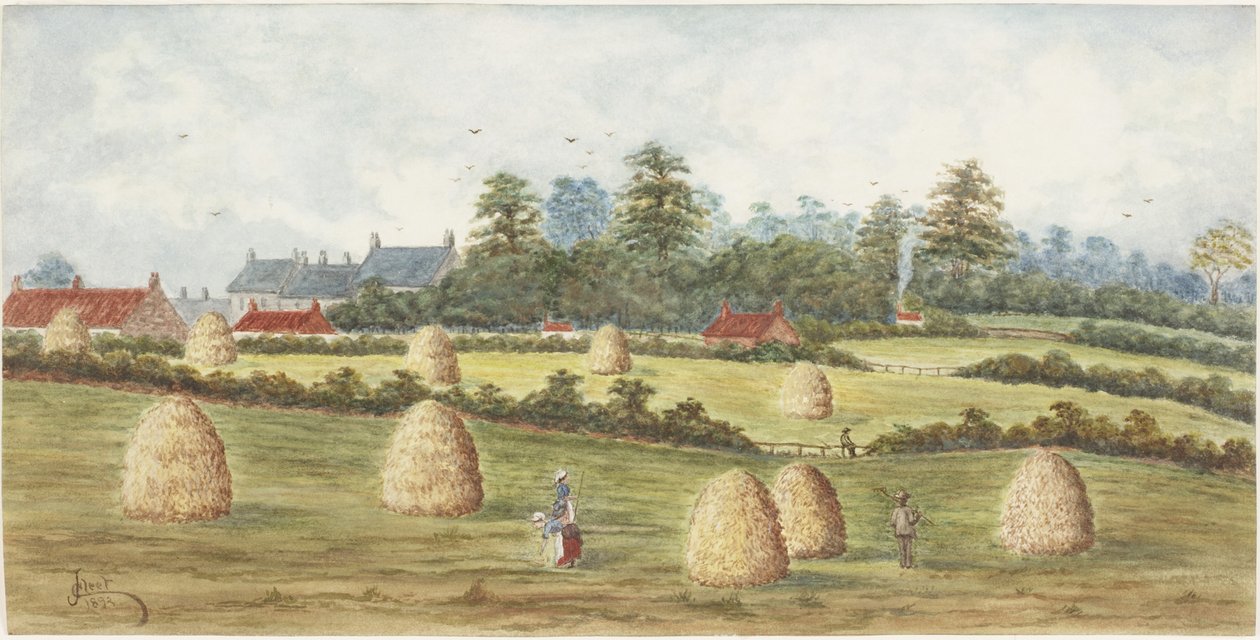 Chirton z farmy Meadowell (akvarel a tělová barva na papíře) od James Henry Cleet