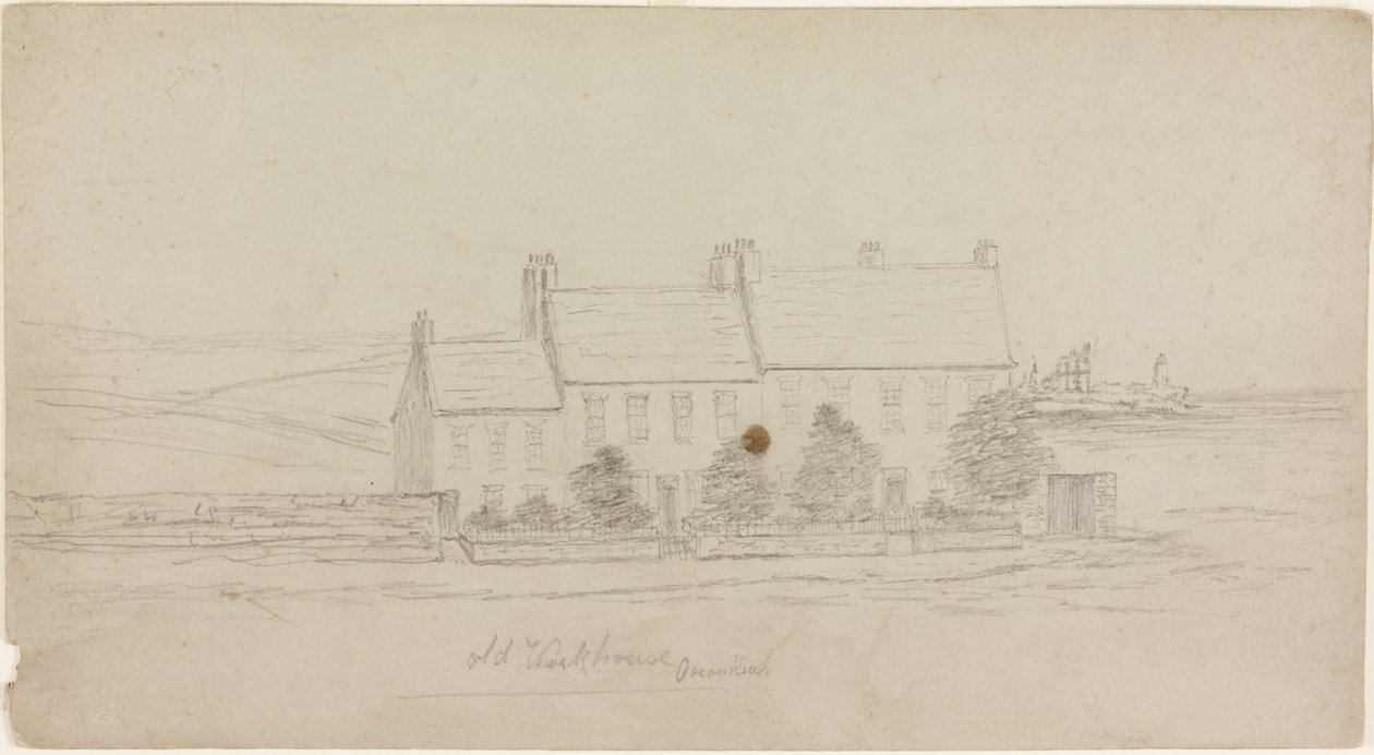 Old Workhouse, Ocean Road (tužka na kartě) od James Henry Cleet