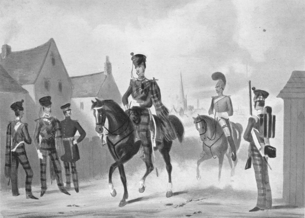 Revizní řád 71. lehkého pěšího pluku Highland, c1840 1909 od James Henry Lynch