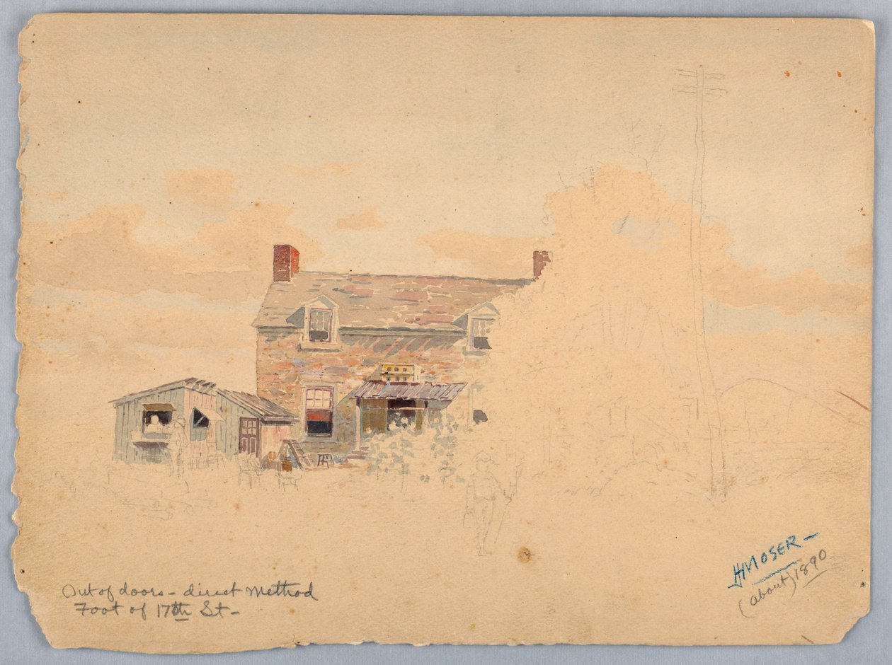 Out of Doors, Direct Method, Foot ot 17th Street od James Henry Moser