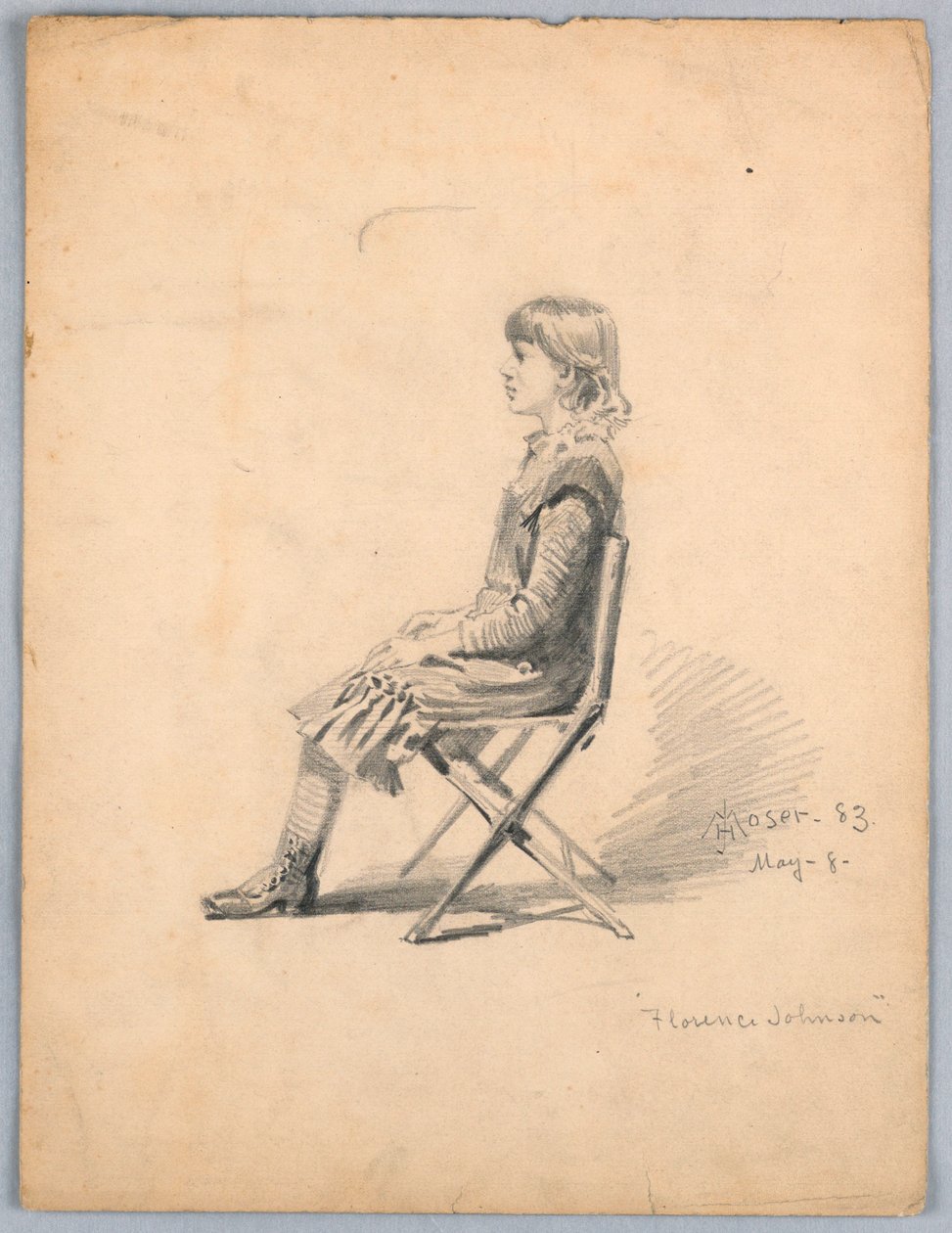 Portrét Florence Johnsonové od James Henry Moser