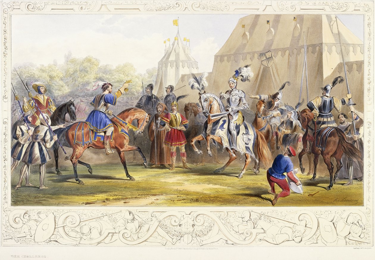 Výzva, 1843 od James Henry Nixon