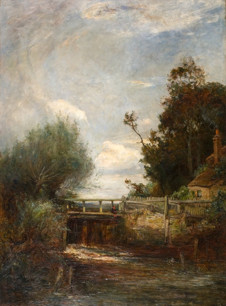 Zámek na řece Colne (olej na plátně) od James Herbet Snell