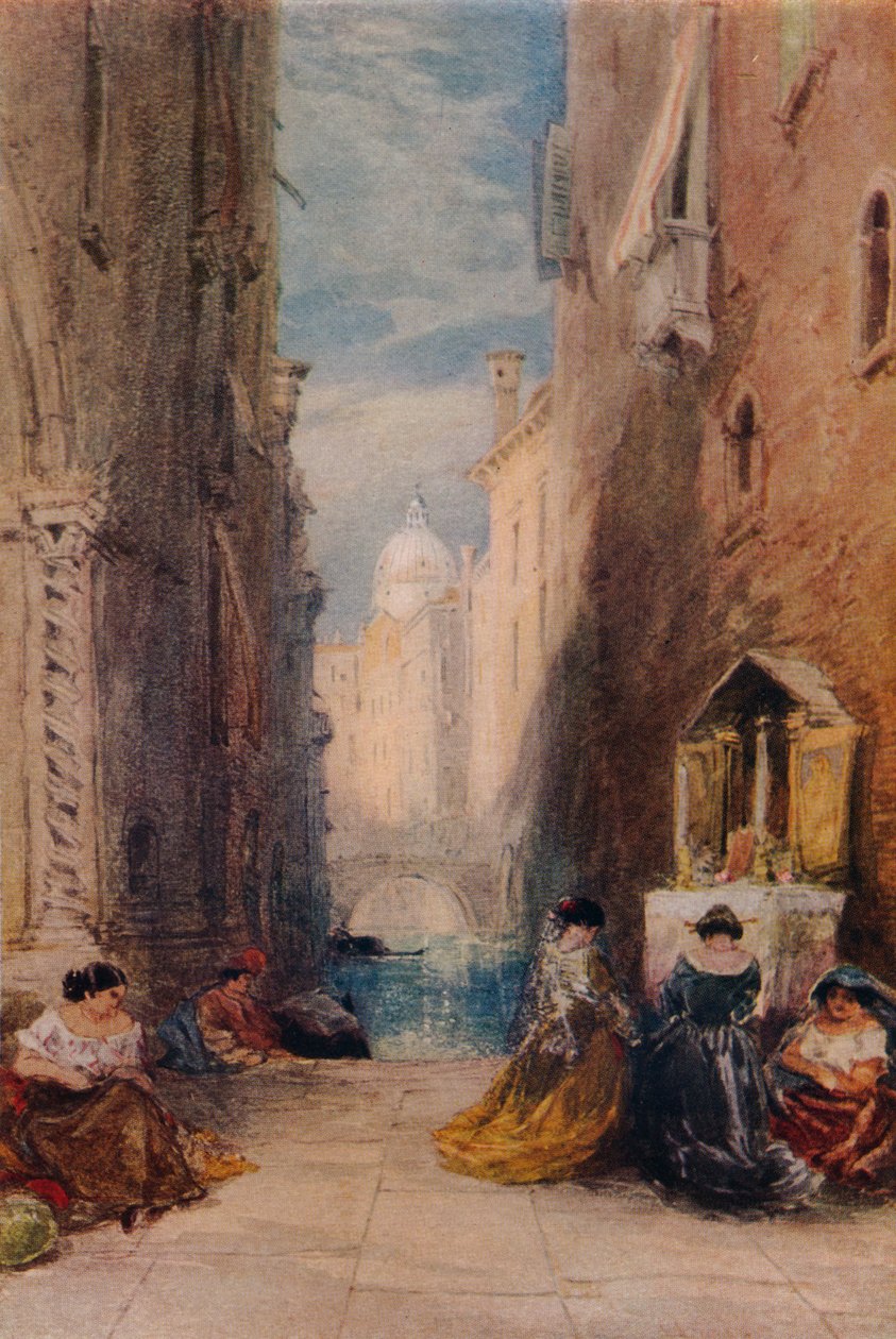 Svatyně v Benátkách, c1820-1870, 1924 od James Holland