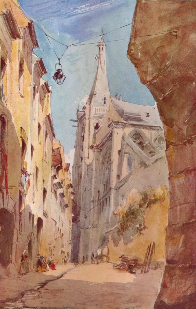 Kostel svatého Severina, Paříž, 19. století od James Holland