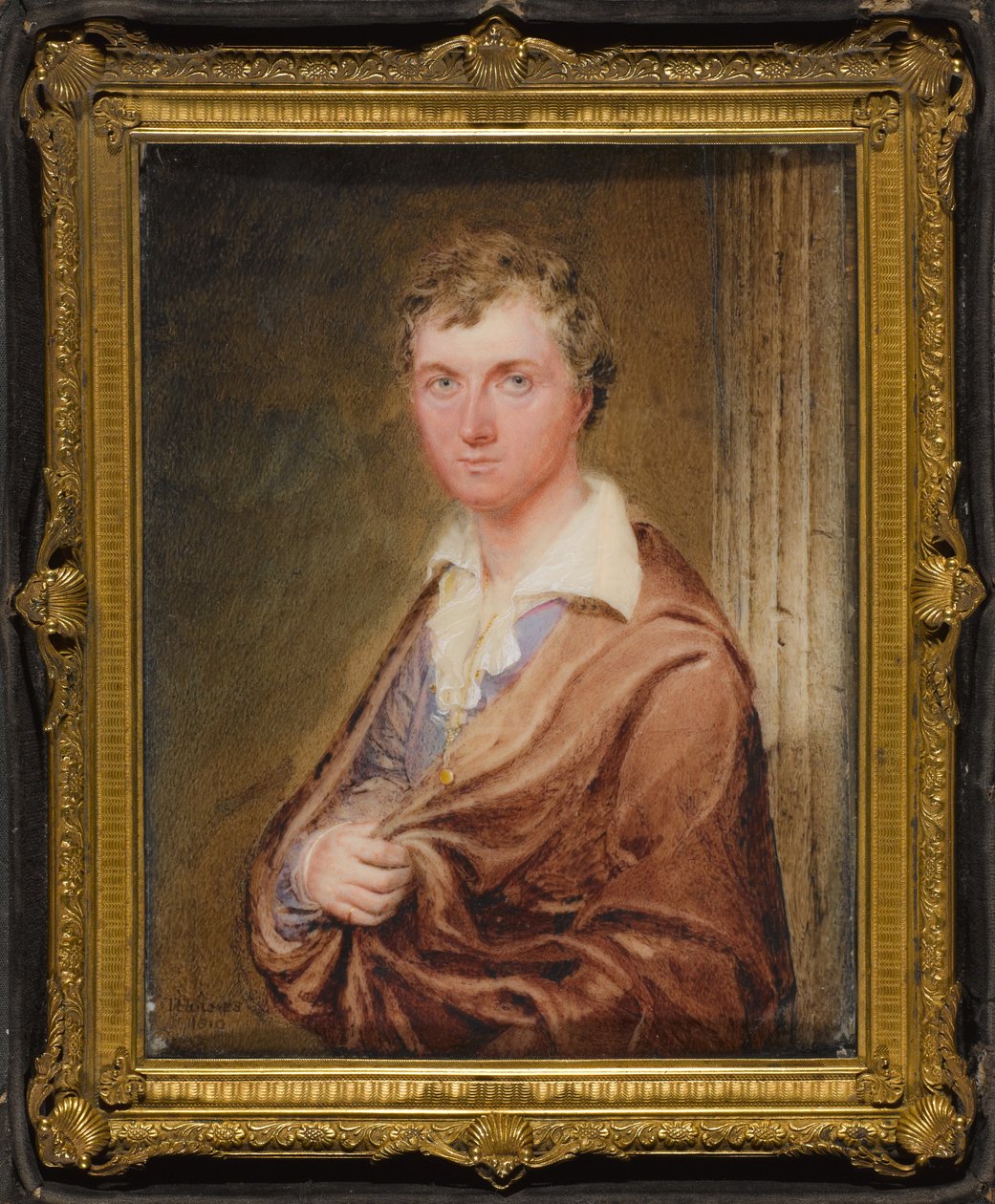 Generál sir George Murray v civilu, kolem roku 1819   (miniatura na slonovině) od James Holmes