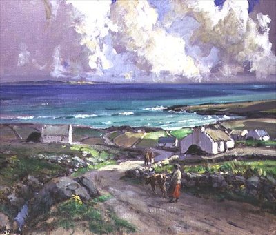 Atlantik z Bloody Foreland, Devon od James Humbert Craig