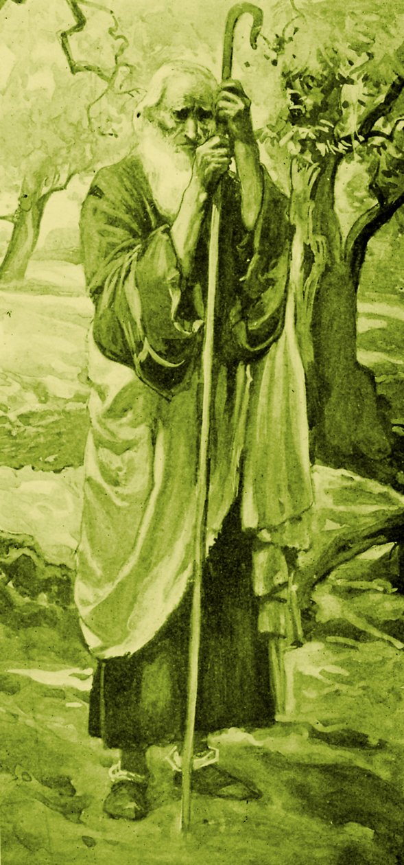 Abdiáš od J James Tissot - Bible od James Jacques Joseph (after) Tissot