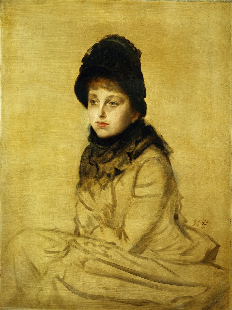 Portrét Kathleen Newton, 1877 od James Jacques Joseph Tissot