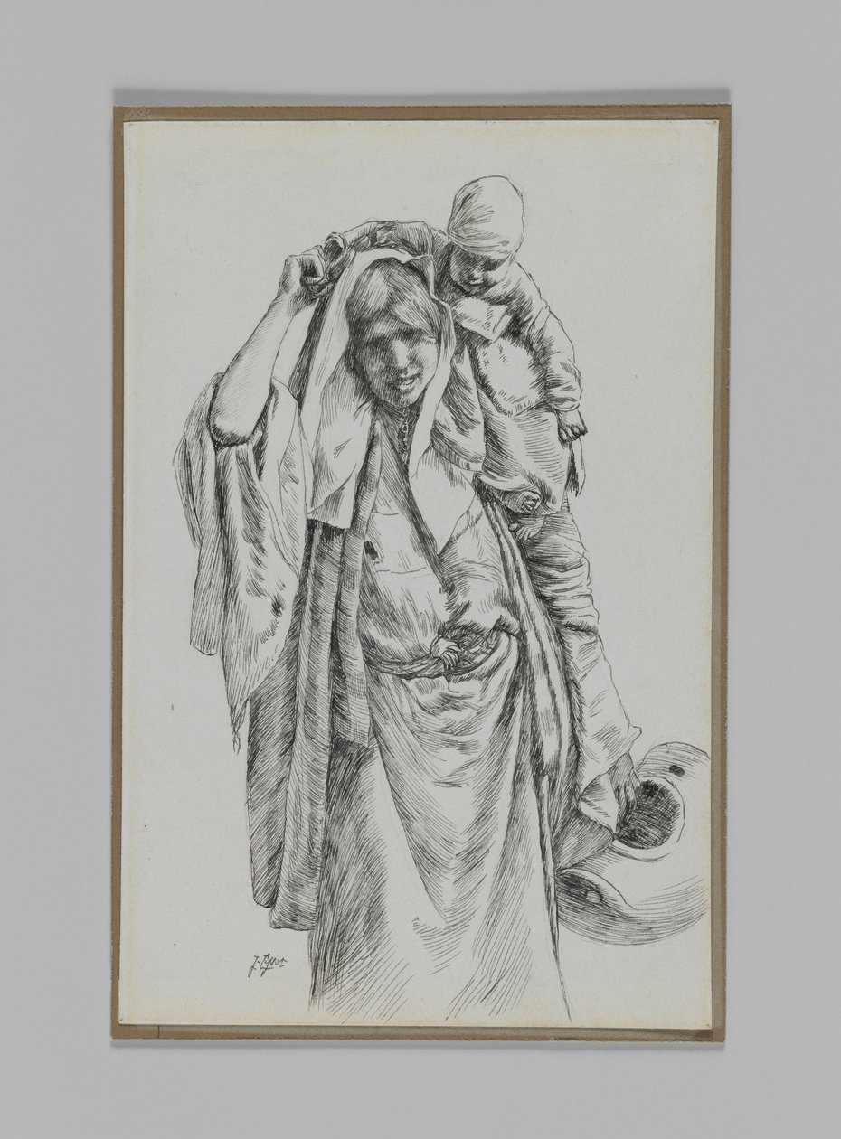 Typická žena z Jeruzaléma, ilustrace ze Života našeho Pána Ježíše Krista od James Jacques Joseph Tissot