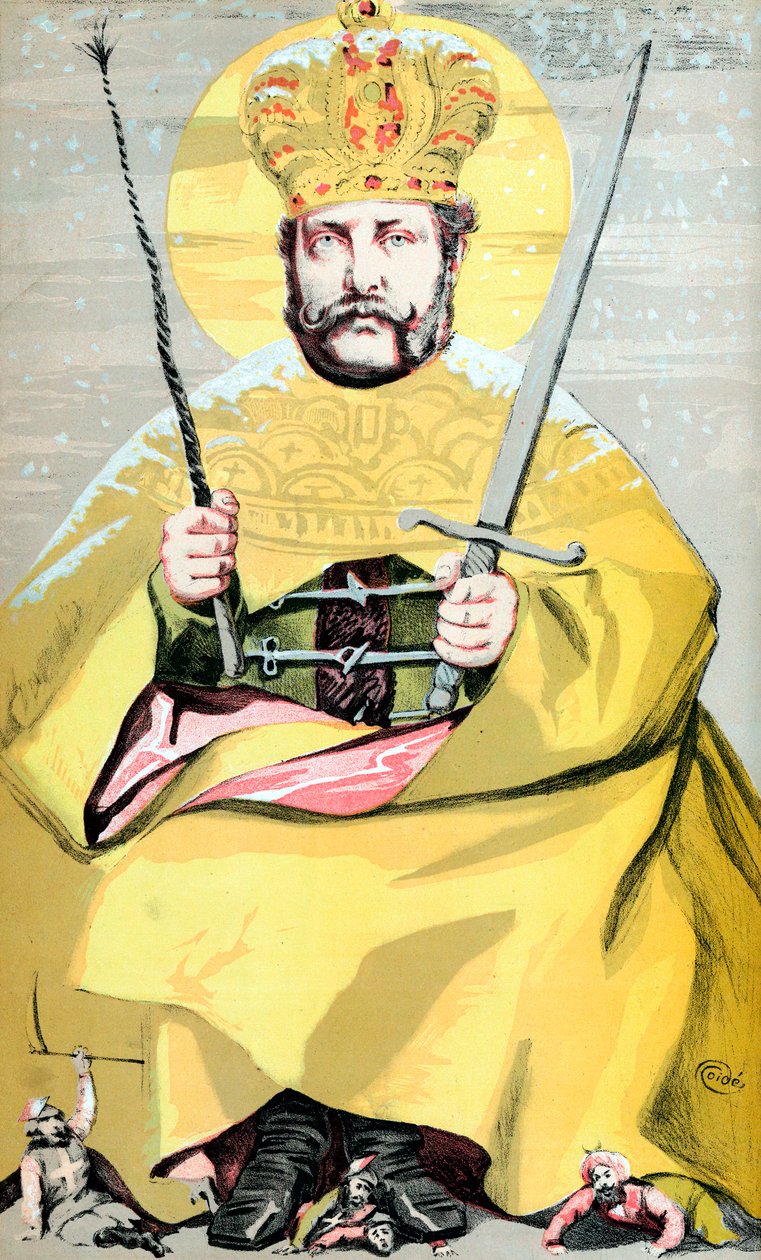 Alexander II 1818-1881, ruský car z roku 1855, 1869 od James Jacques Joseph Tissot