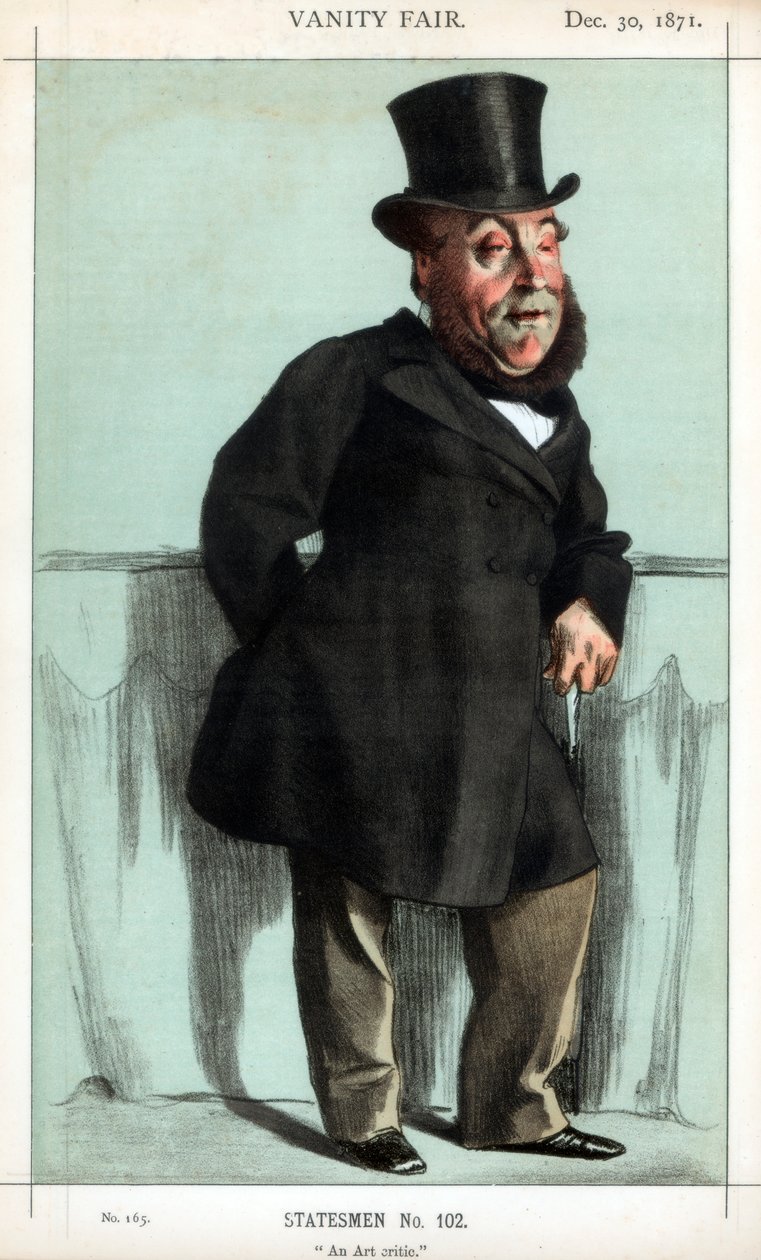 Umělecký kritik, 1871. od James Jacques Joseph Tissot