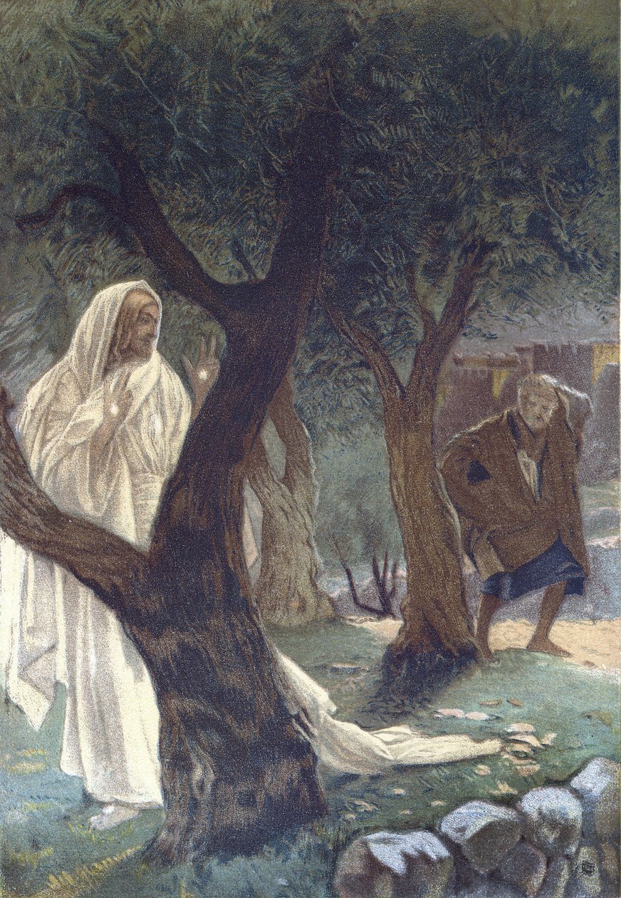Kristus se zjevil svatému Petrovi – Kristus se zjevil svatému Petrovi – z „“Života našeho Pána Ježíše Krista““ – 1899 od Jamese Tissota – La vie de notre seigneur Jesus Christ, od Jacquese Josepha (Jacques-Joseph) Tissot dit James Tissot (1836-1902) od James Jacques Joseph Tissot
