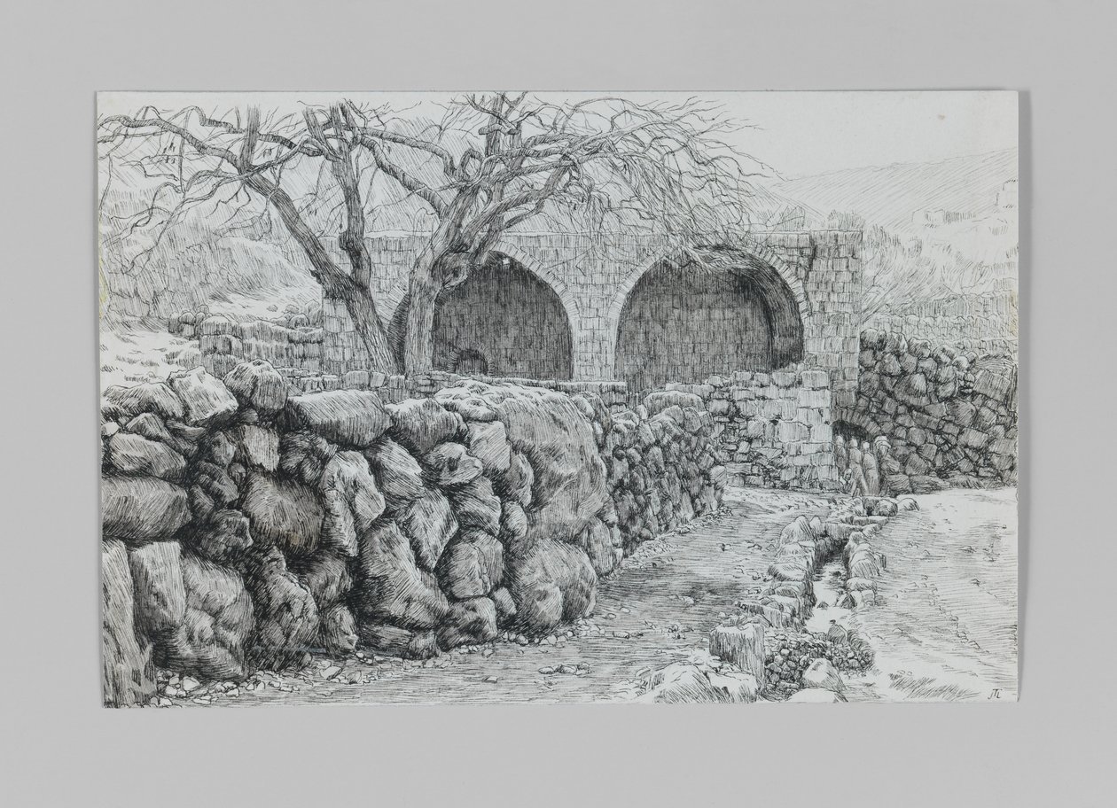 Fontána Panny Marie v Ain-Karim, ilustrace ze Života našeho Pána Ježíše Krista od James Jacques Joseph Tissot
