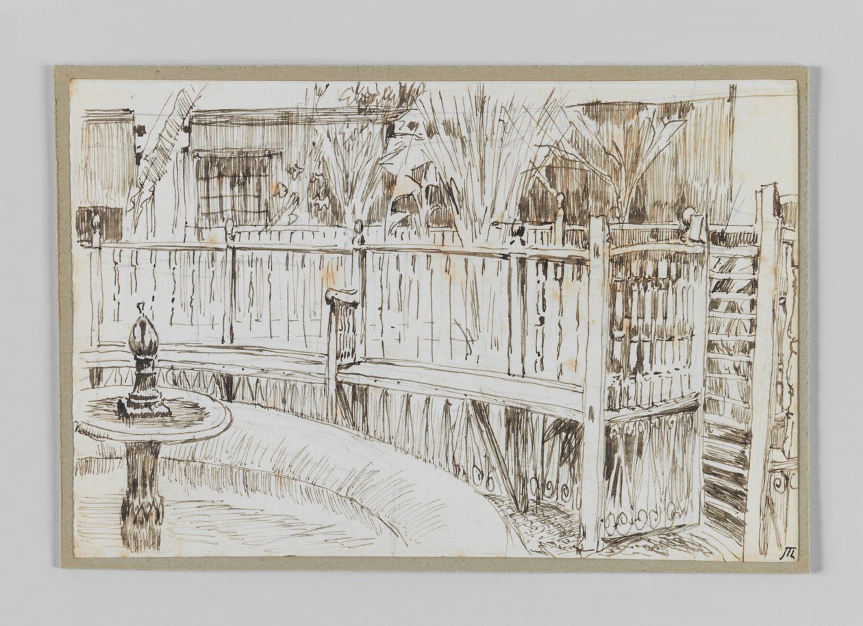 Zahrada tančících dervišů v Káhiře, ilustrace ze Života našeho Pána Ježíše Krista od James Jacques Joseph Tissot