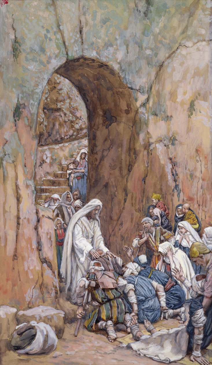 Neudělal žádné zázraky kromě toho, že je uzdravil (wc na papíře) od James Jacques Joseph Tissot
