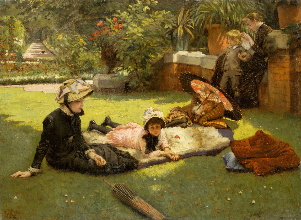 Na plném slunci Na plném slunci, cca. 1881. od James Jacques Joseph Tissot