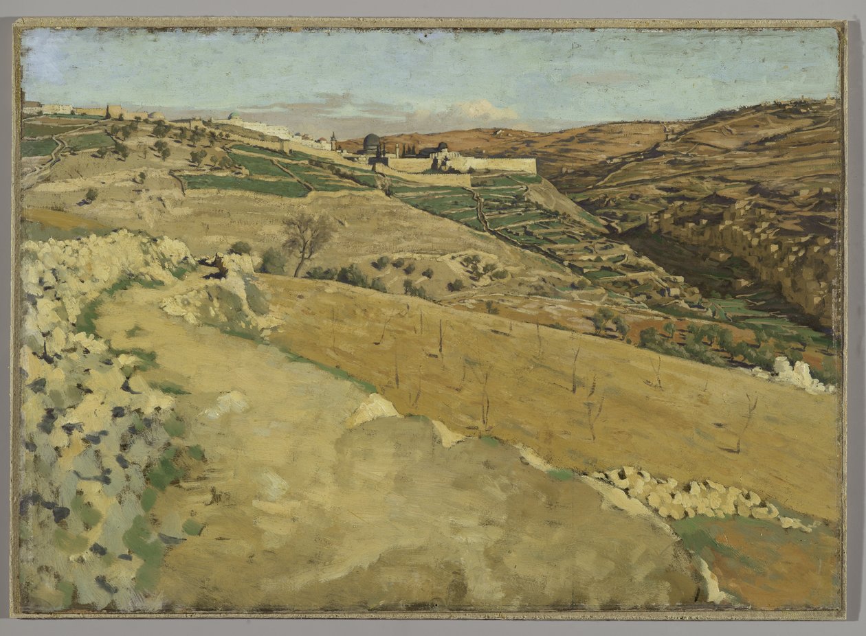 Jerusalem and Siloam, South Side, ilustrace k Životu Kristovu, 1886-94 od James Jacques Joseph Tissot