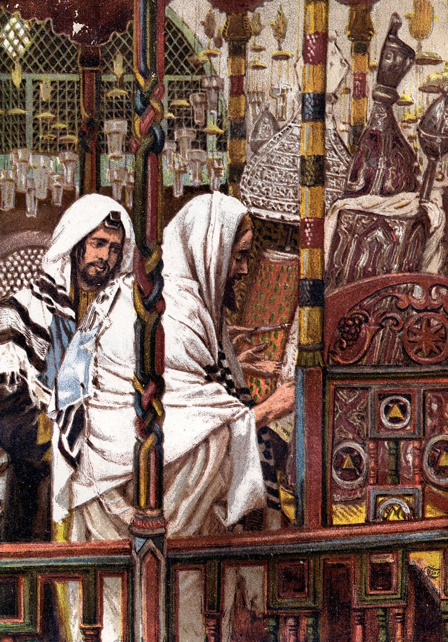 Ježíš učí v synagoze, c1897 od James Jacques Joseph Tissot