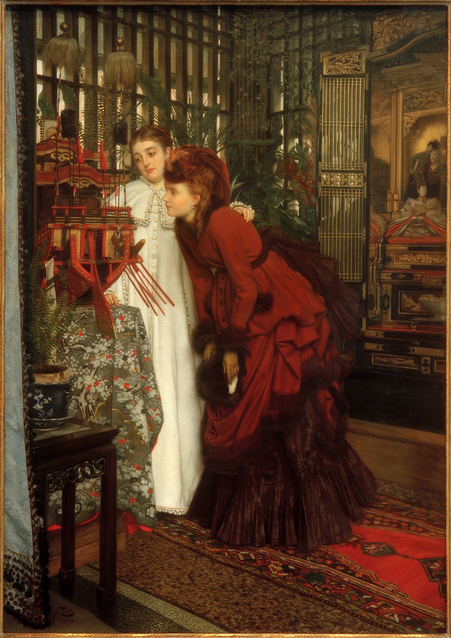 Mladé ženy při pohledu na od James Jacques Joseph Tissot