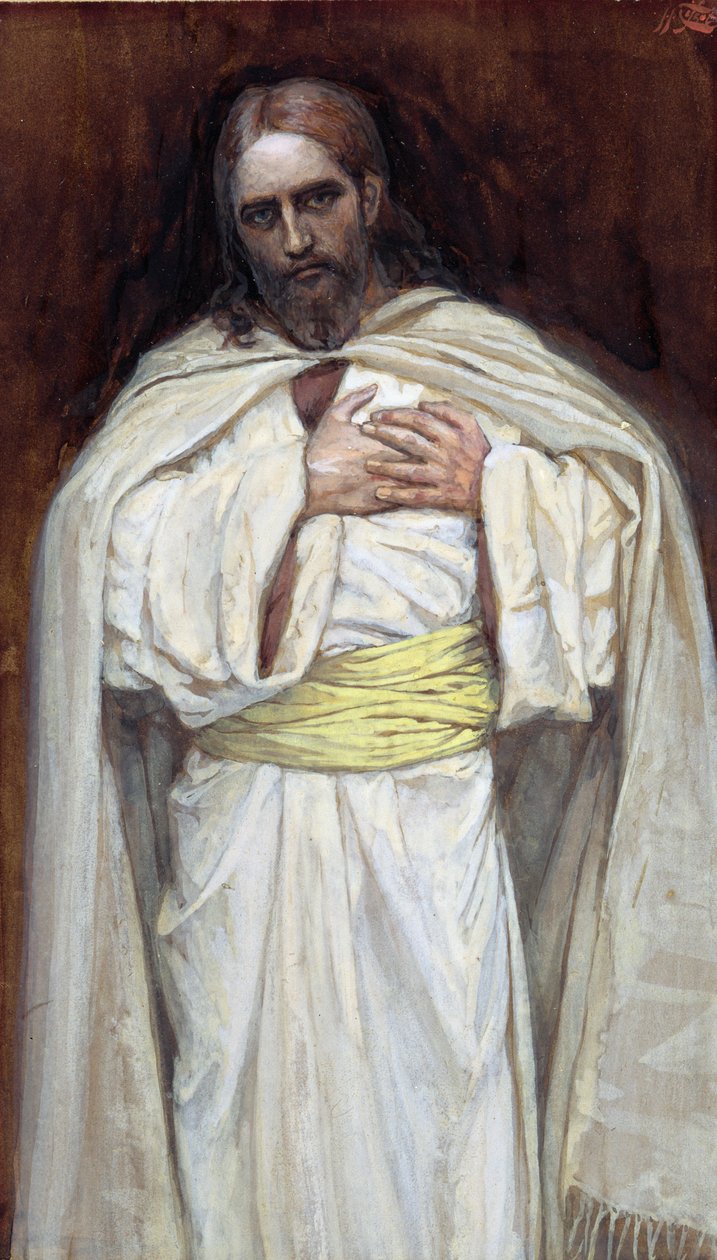 Náš Pán Ježíš Kristus, ilustrace pro The Life of Christ, c.1886-94 (wc & kvaš na kartonu) od James Jacques Joseph Tissot