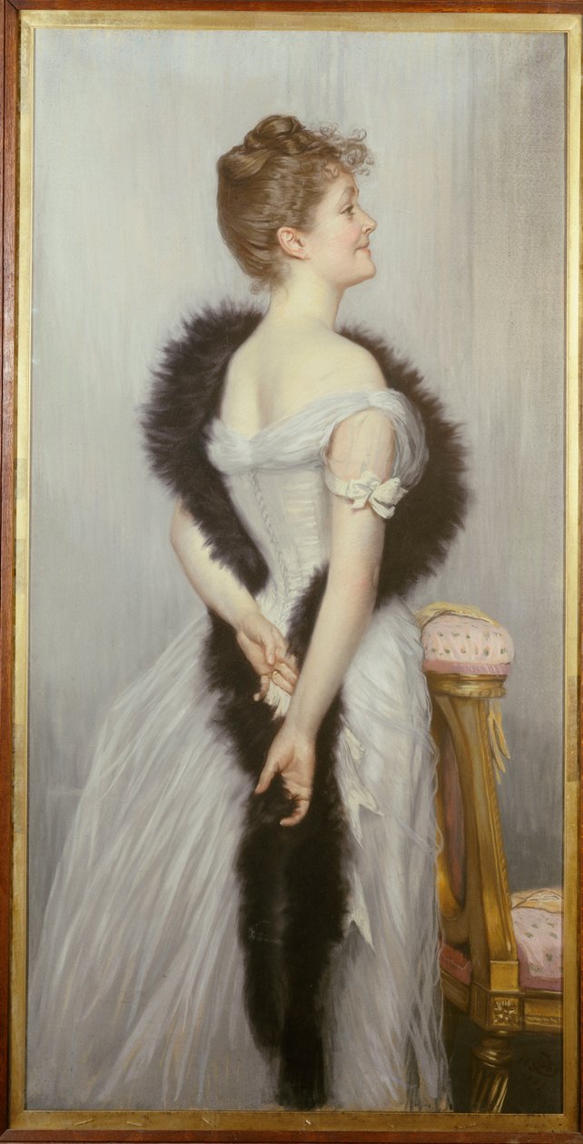 Portrét Vicomtesse de Montmorand, 1889 od James Jacques Joseph Tissot