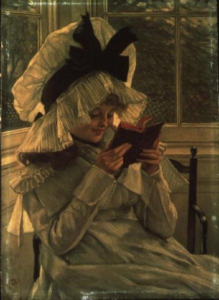 Čtení knihy od James Jacques Joseph Tissot