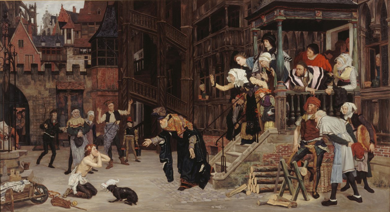 Návrat marnotratného syna od James Jacques Joseph Tissot