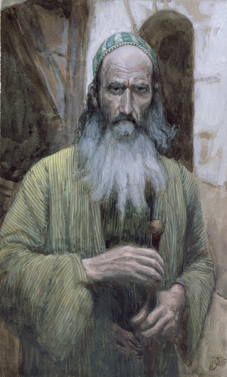 Saint Paul, ilustrace pro The Life of Christ, c.1886-94 (wc & kvaš na kartonu) od James Jacques Joseph Tissot