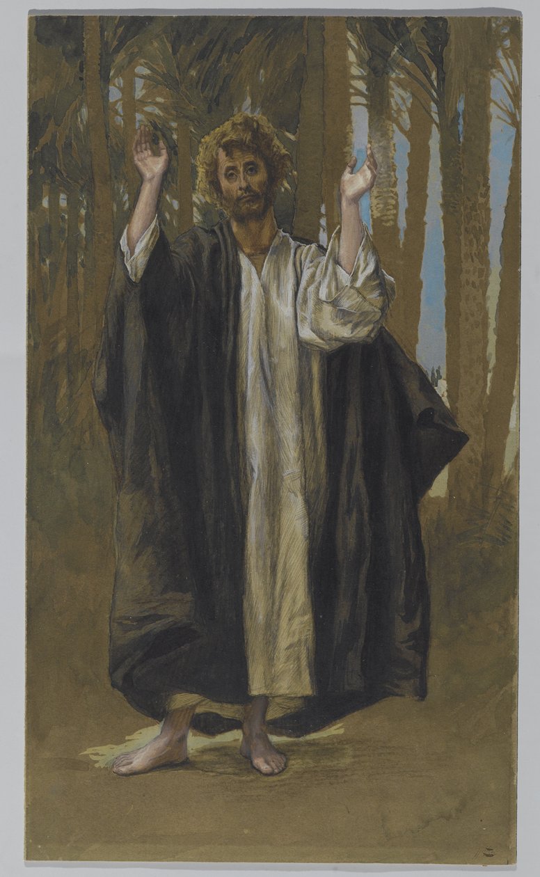 Saint Simon, ilustrace ze Života našeho Pána Ježíše Krista (wc přes grafit na papíře) od James Jacques Joseph Tissot